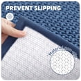 thumbnail image 4 of PABUBE Bathroom Rug, Non Slips Bath Mat, Machine Washable Bathroom Mat, Soft Absorbent Bathmat Bath Rug, Bathroom Rug and Mat for Bathroom Floor (17"x48",Blue), 4 of 7