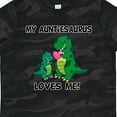 thumbnail image 4 of Inktastic My Auntiesaurus Loves Me Boys or Girls Toddler T-Shirt, 4 of 5