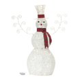 thumbnail image 2 of Melrose LED Lighted Snowman Christmas Tabletop Decorations - 36.5" - Set of 2, 2 of 3