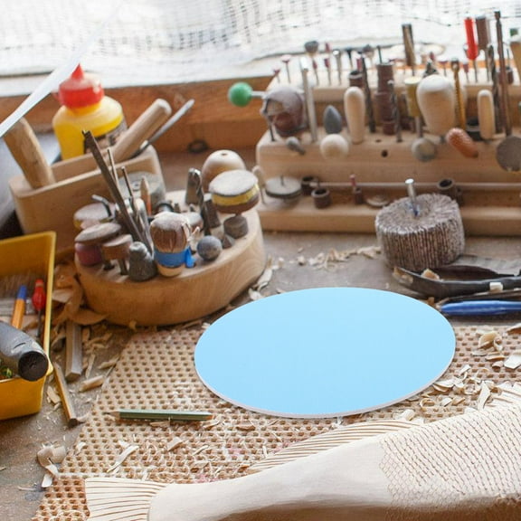 WEUVEB Hand Printing Linocut Tools for DIY Art Projects Sky-blue PVC 1Set