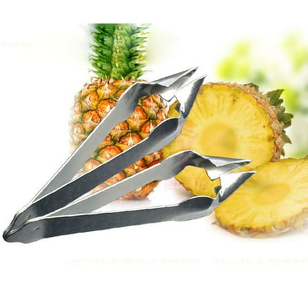 Stainless Steel Pineapple Corer and Peeler Set - 2 Piece Kitchen Tool for Easy Fruit Prep