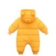 thumbnail image 4 of Body De Bebé Canastilla Onesies Para Niños Pequeños Recién Nacidos Invierno Niñas Niños Ropa Cálida Orejas De Dibujos Animados Mono Con Capucha Mono Amarillo Odeerbi LM103-3218, 4 of 4