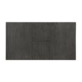 thumbnail image 3 of Topline Home Furnishings Table de salle à manger extensible en bois gris, 3 of 5