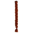 thumbnail image 3 of 41inch Women Long Braiding Hair extensions pink Synthetic High Temperature Fiber Pure Color Braid Hair Extensions, 3 of 6