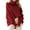 Red, variant on RMGVDSD Womens Turtleneck Oversized Long Batwing Sleeve Fall Sweater Plus Size Tunic Pullover Ribbed Knit Sweater Solid Color Sweater Fall Outfits for Women /Green