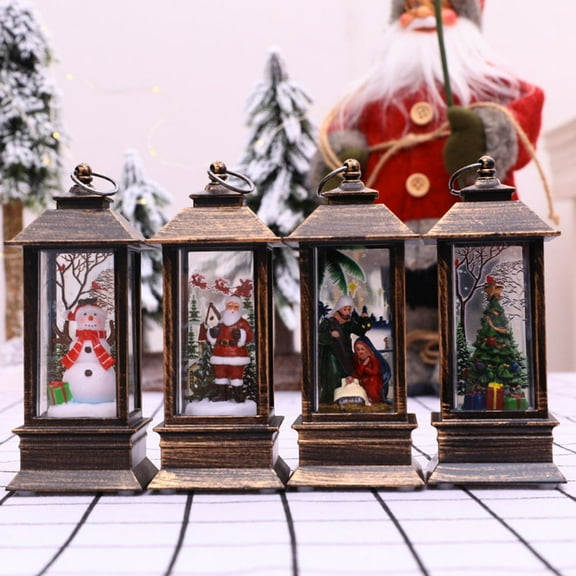 HONMEET Farmhouse Lantern Decor Tiny Lanterns Plastic Decoration Families Games 1pc