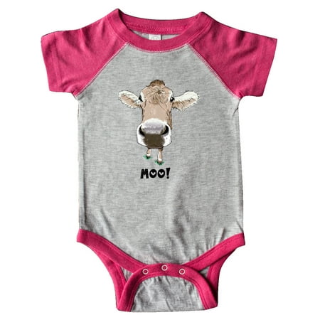 

Inktastic Moo!Cow! Gift Baby Boy or Baby Girl Bodysuit