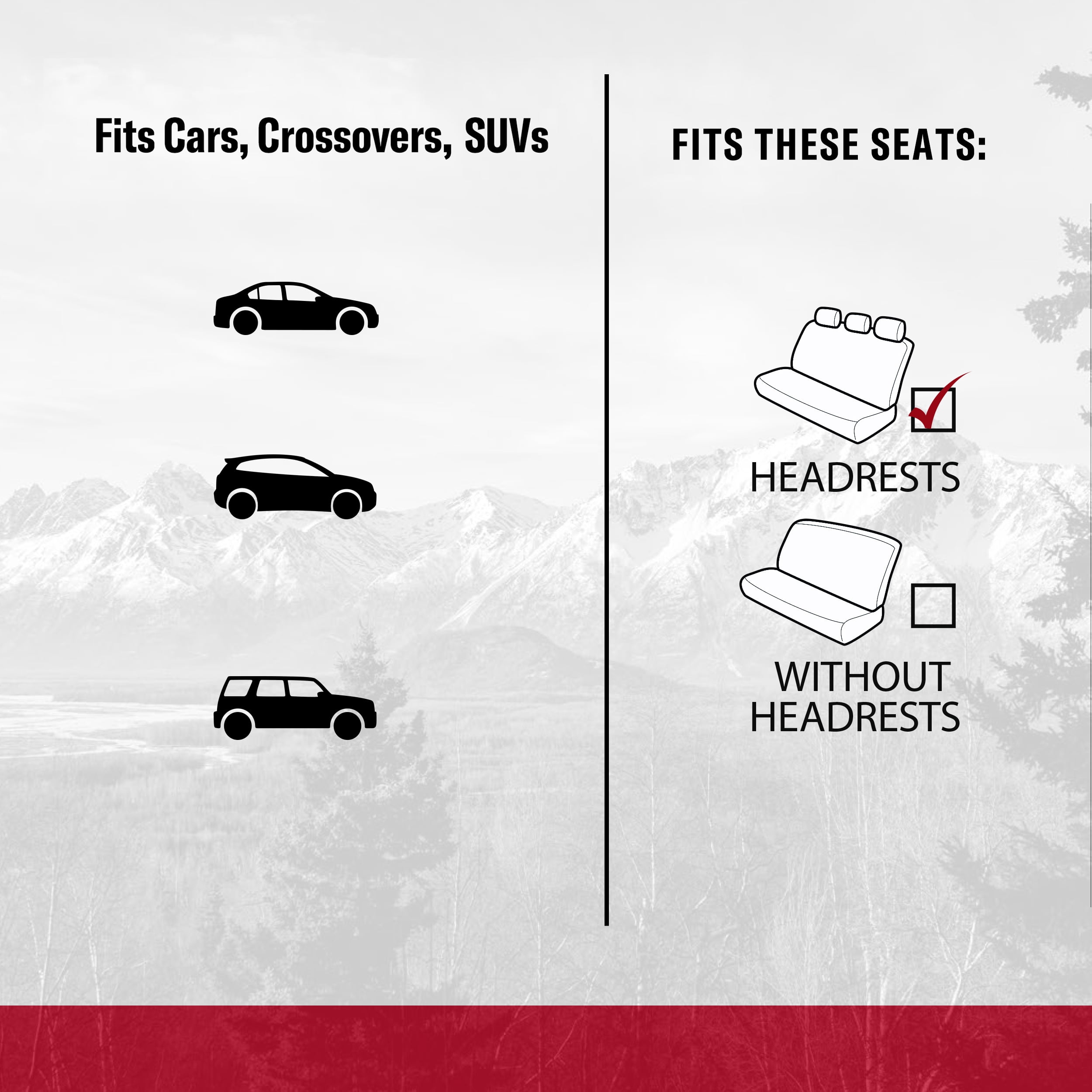 Genuine Dickies 4-Piece Universal Automotive Seat Covers Pet Protection Kit, 41840WDI
