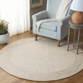 thumbnail image 2 of SAFAVIEH Ebony Janie Bordered Area Rug, Denim/Gray, 6' x 6' Round, 2 of 7