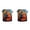 Orange 2PCS, variant on Quilted Laundry With Handles Boho Floral Storage Hamper Cozy Cat Storage Hamper For Bedroom Laundry Room