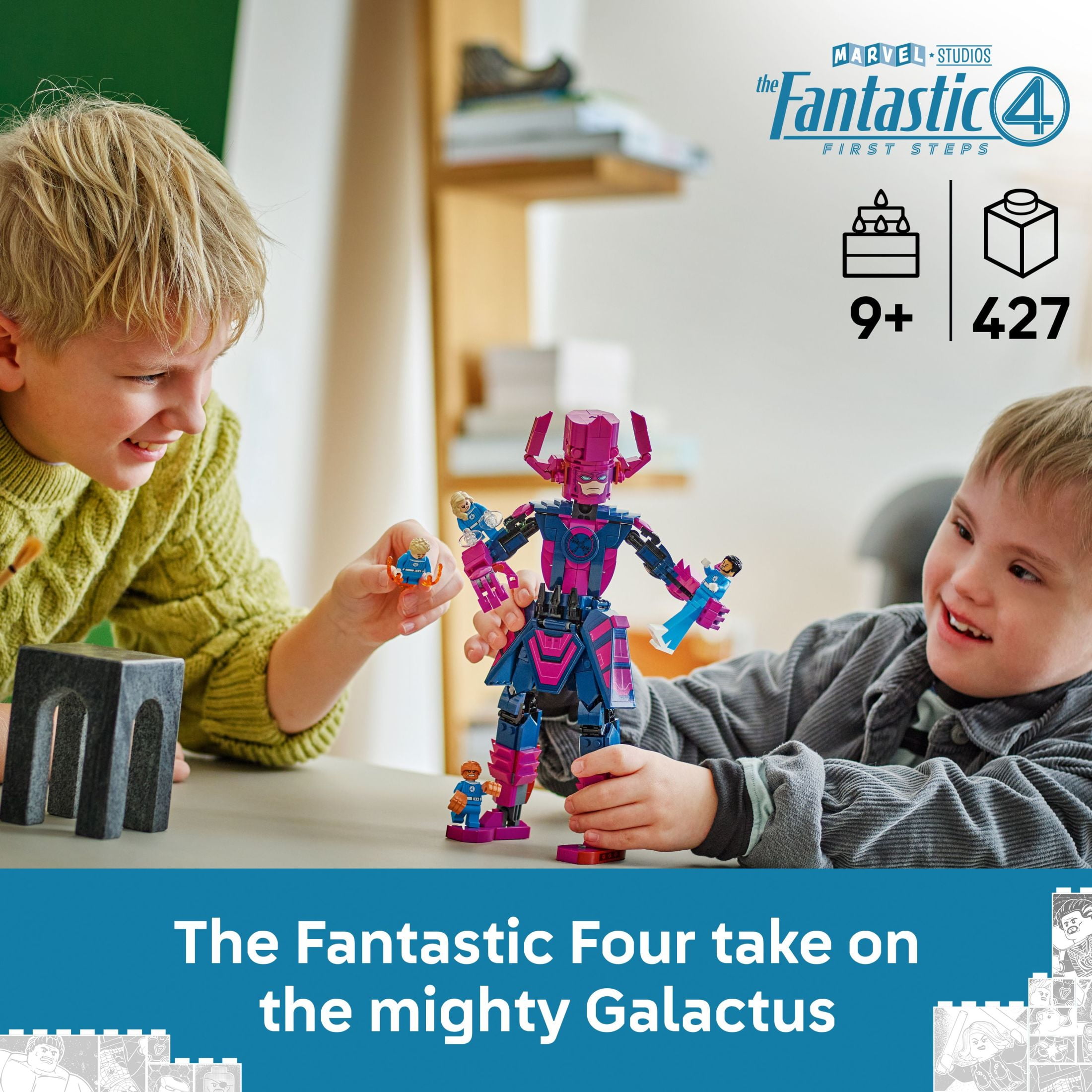 「Rafa」Rルイス、Cベイリー & Bファーブ 5体セット LEGO Marvel Fantastic Four vs Galactus Construction Set, Super