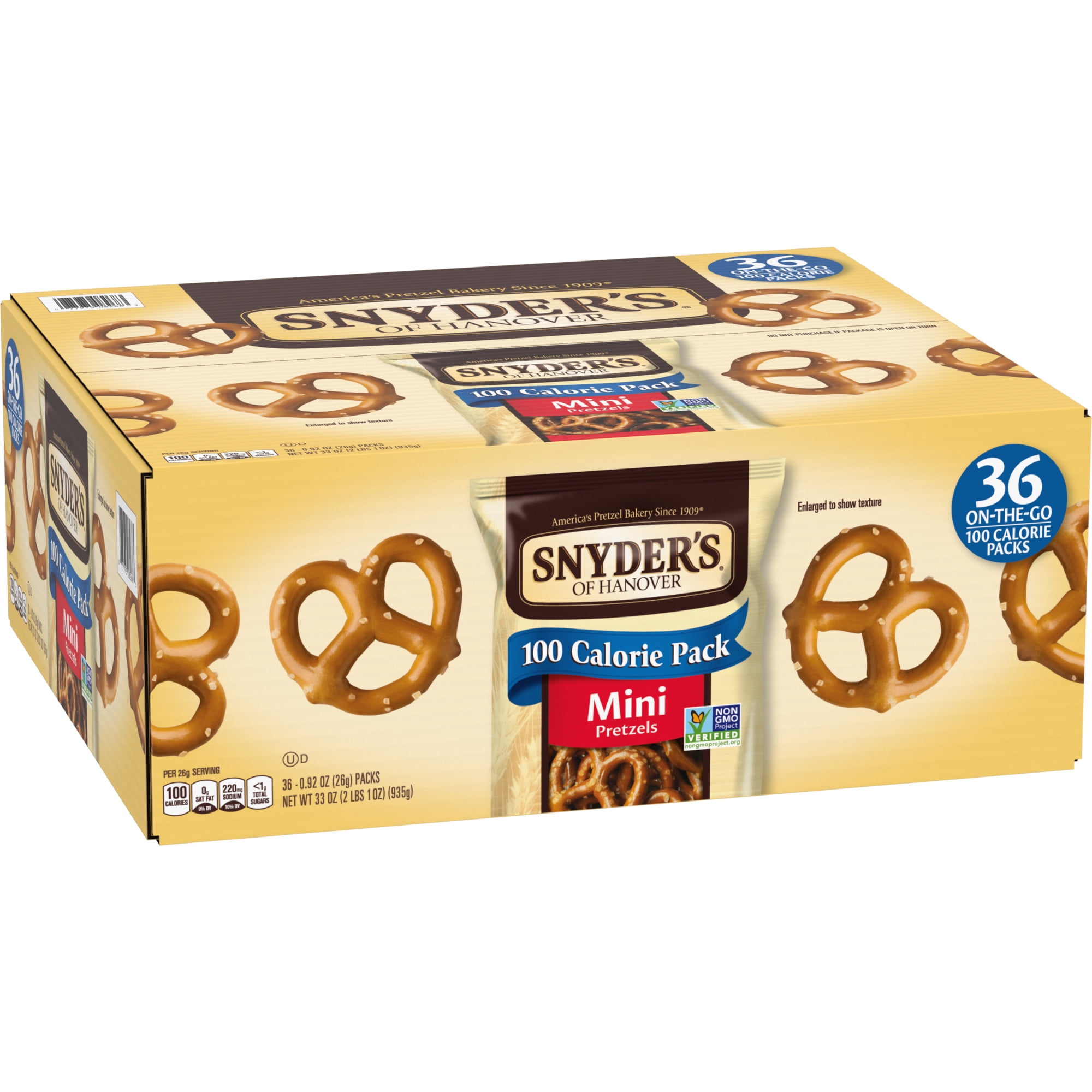 SNYDER PRETZELS (36 PACKS)
