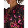thumbnail image 4 of The Pioneer Woman Ruffle Blouse with Long Sleeves, Sizes S-3X, Women’s, 4 of 5