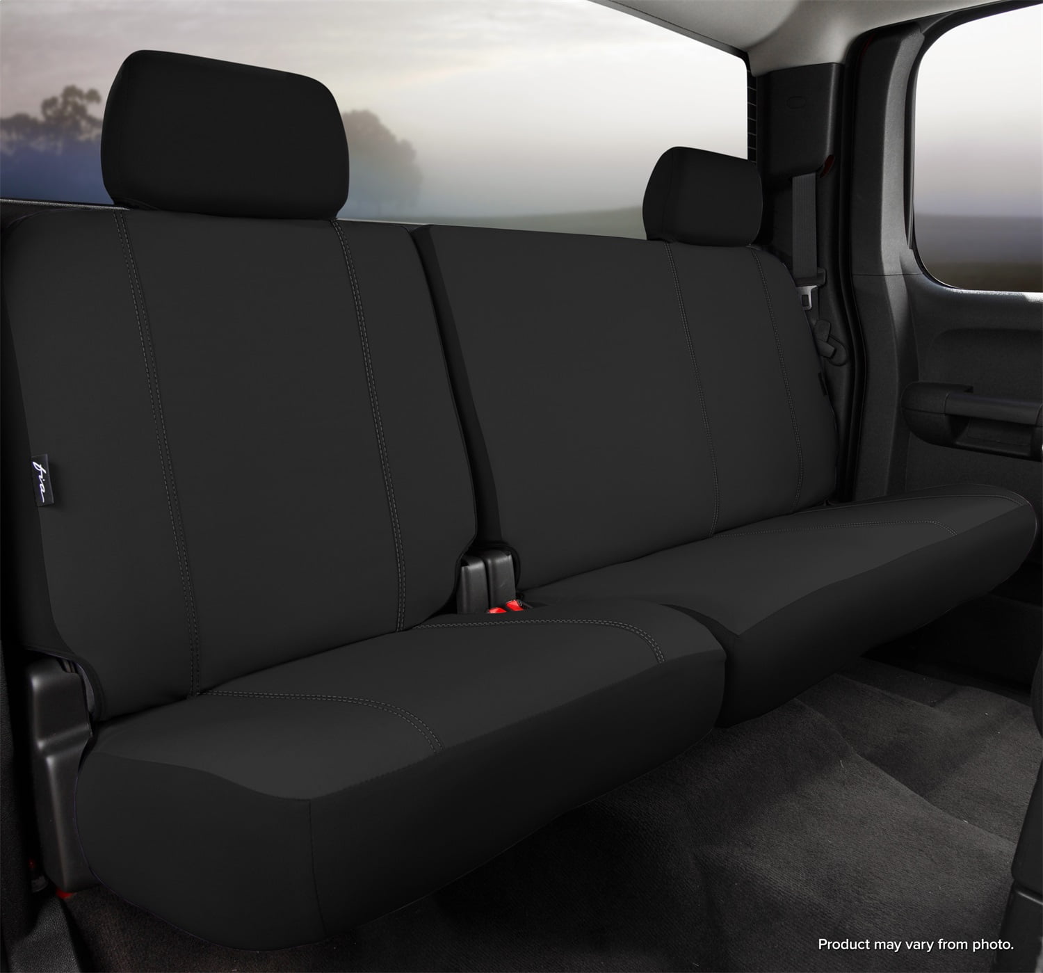 Black Poly-Cotton, Fia SP89-33 BLACK Custom Fit Front Seat Cover Bucket Seats Black Poly-Cotton, Fia SP89-33 BLACK Custom Fit Front Seat Cover Bucket Seats