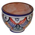 thumbnail image 2 of Flower Pot Moroccan Spanish Garden Drain Hole Ceramic Planter Handmade, 2 of 4