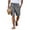 Dark Gray-N1, variant on Mens 5" Linen Shorts Drawstring Elastic Waist Shorts Casual Lightweight Summer Beach Linen Shorts Flat Front Cotton Linen Daily Wear Outfit with Pockets,Black 3XL