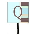 thumbnail image 6 of Letter J Initial Monogram - Blue Stripes Leash or Key Holder, 6 of 7