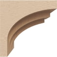 thumbnail image 3 of 5"W x 5"D x 5"H Wide Rockford Rough Cedar Woodgrain TimberThane Corbel, Primed Tan, 3 of 6