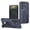 Blue, variant on Compatible for Samsung Galaxy S22 Ultra Magnetic Case, Carbon Fiber Texture Case with Invisible Stand, [Support Wireless Charging] Shockproof Slim Rugged Case for Samsung Galaxy S22 Ultra, Blue