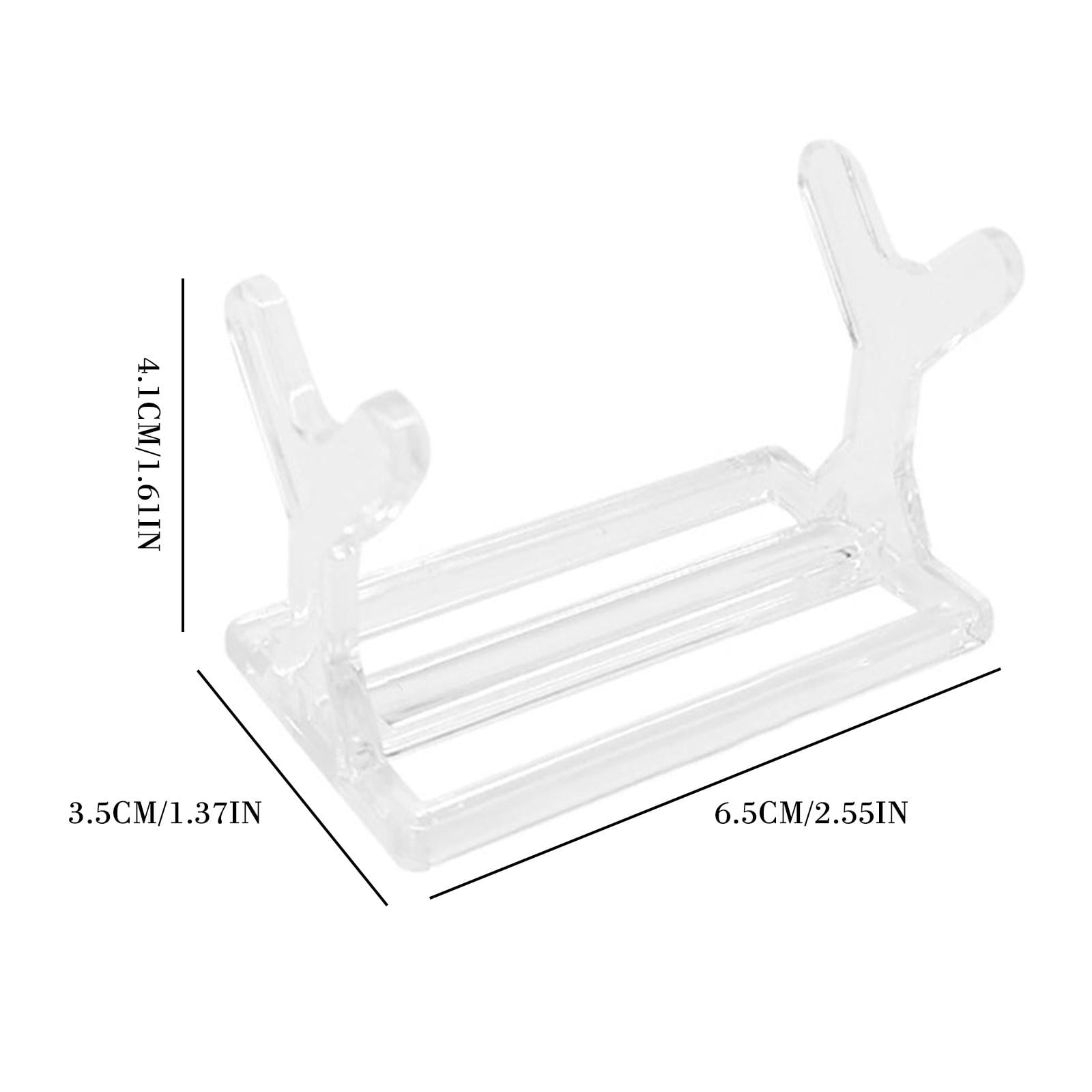 QINXI 3pcs Acrylic Fishing Lure Display Stands Decorative Bait Showing Stand  Shelf Holder Support Rack Storage Decoration for Fishing Store K0Q5 
