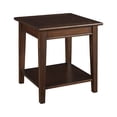 thumbnail image 4 of A-America Westlake Solid Wood End Table with Bottom Shelf in Cherry Brown, 4 of 5