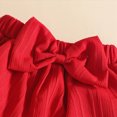 thumbnail image 5 of Toddler Baby Girl Summer Outfits Strawberries Print Romper & Ruffle Solid Skirt with Headband 3-Piece Set, 5 of 5