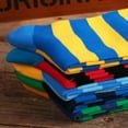thumbnail image 3 of YOTMKGDO Mens Socks, Long Striped Men'S Socks Cotton Tall Socks Large Size, Multicolor, 3 of 9