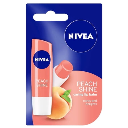 Nivea Lip Care Peach, 0.17 Oz.