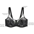 thumbnail image 5 of Wacoal Retro Chic Full Figure Underwire Bra - 855186, 5 of 6