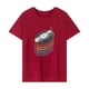 thumbnail image 1 of Camiseta para mujer Ropa de verano Ropa deportiva Camiseta con cuello redondo para caminar Viajes Mujer Rojo, 1 of 7