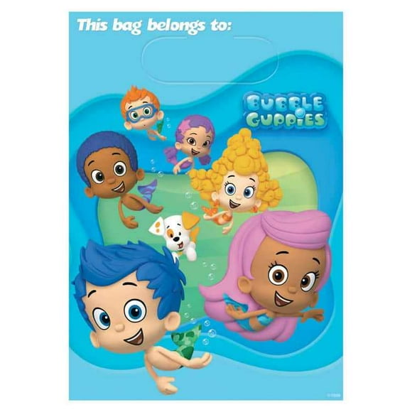 Bubble Guppies Sacs de Fête avec Logo (Pack de 8)