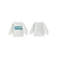 thumbnail image 2 of Spewahor Toddler Boy Girl Hanukkah Sweatshirt Letter Embroidery Long Sleeve Round Neck Pullover Loose Tops, 2 of 9