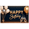 thumbnail image 3 of Yatrandify Decorative Design Happy Birthday Banner Balloon Decoration Celebration Banner for Birthday Party Indoor Decoration Photo Shoot, 3 of 8