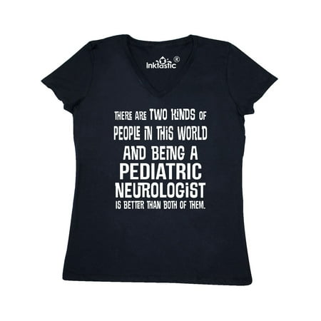 Pediatric Neurologist Funny Job Gift Women's V-Neck (The Best Pediatric Neurologist)