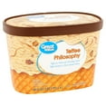 Great Value Toffee Philosophy Ice Cream, 48 oz