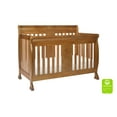 DaVinci Porter 4in1 Convertible Crib with Toddler Bed Conversion Kit in Chestnut Finish