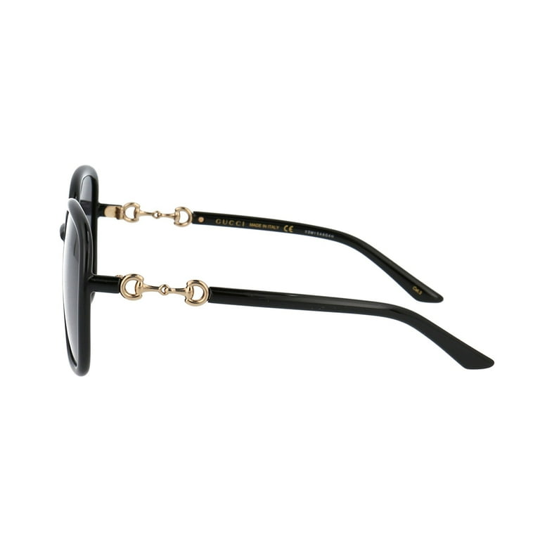 GUCCI GG 0893S 001 Sunglasses Black Frame Grey Lenses 57mm