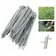 thumbnail image 1 of Steel Fixing Pegs (50 Pieces) - for Mulch and Garden Fabrics, Wire Mesh and, 1 of 5