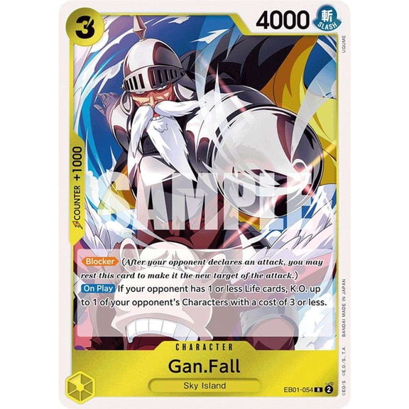 One Piece Memorial Collection Rare Gan.Fall EB01-054