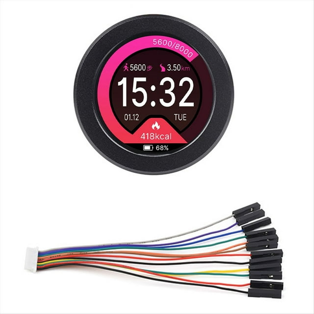 Placa de Desarrollo de Microcontrolador RP2040 para 240X240 65K Color Pantalla TáCtil LCD de 1,28 Pulgadas