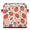 Multicolor 2, variant on CURLYOOT Strawberry Wildflower Cube Storage Bin, 11 Inch Storage Cube Fabric Bin for Shelves, Botanical Foldable Clothes Organizer Baskets with Leather Handle for Closet Home