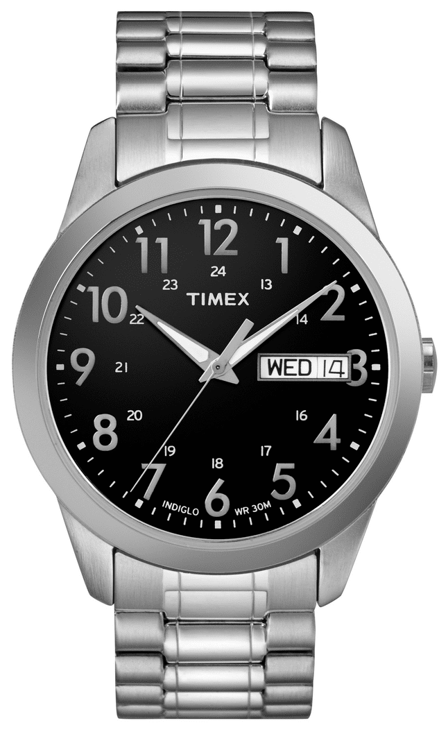 Timex Men's South Street Sport Silver/Blue 36mm Casual Watch 