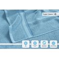 thumbnail image 4 of Juego de toallas de baño LANE LINEN Luxury, 6 piezas, 100% algodón, azul, 4 of 7
