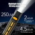 thumbnail image 4 of Outdoor Led Lights Flashlight Outdoor Strong Highlight Flashlight Long Range Portable Usb Charging Side Color Change Emergency Light Led Flashlight Battery Led Lights, 4 of 6