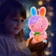 thumbnail image 1 of Kit de pintura de animales brillantes DIY | Muñeco embrión de vinilo suave blanco con luz nocturna | Juguete creativo para niños | Incluye 12 pinturas, pinceles y pegatinas, 1 of 5