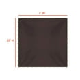 thumbnail image 3 of COVERS&ALL Outdoor Universal Replacement Shade Cover for Canopy Pergola 12 Oz - 100% Waterproof & Weather Resistant Pergola Cover for Patio Porch Deck Balcony with Grommets (10' H x 7' W, Coffee), 3 of 7