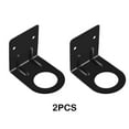 thumbnail image 4 of Moyic El soporte desinfectante de manos de pared de acero inoxidable de primera calidad de 2 piezas mantiene los elementos esenciales Accesorios de baño negro elegante, 4 of 6