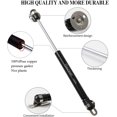 thumbnail image 4 of 6 Pcs 100N/22.5lb Gas Struts 10inch Cabinet Struts Cabinet Shocks Cabinet Door Lift Pneumatic Support, 4 of 7