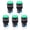 Green, variant on Rupoun 5PCS Momentary Push Button Switch LA16-11 AB6-M SPDT 3-Pin AC 250V 3A DC 30V 5A Round Electrical Switch Green