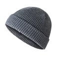 thumbnail image 1 of Gorro de lana Qarigey sin borde gris oscuro AP009365-15B, 1 of 6